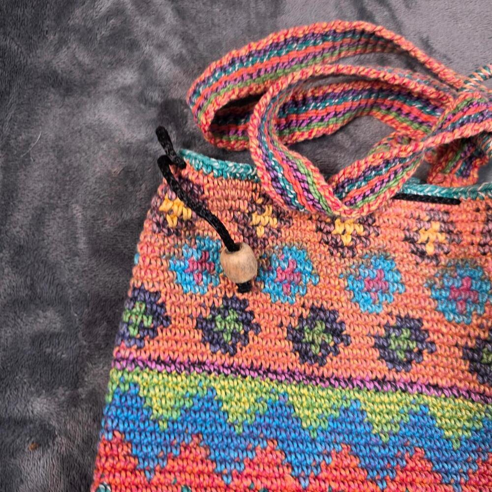 Oaxaca Mochila Bucket Purse Cross-Body Shoulder Bag - Picture 3 of 10